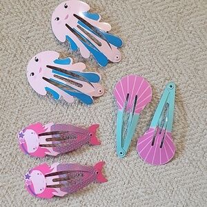 Mermaid Hair Clips Set